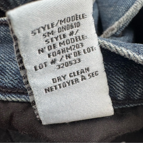 Helmut Lang Slim Straight Leg Jeans Dark Wash Indigo Denim Minimal Fall Winter - Picture 14 of 14